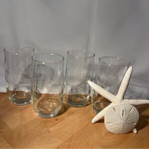 Princess House Heritage Crystal Beverage Glasses 11 oz. 4